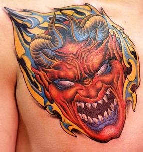 79 Tatuaggi di diavoli: Belcebú, lucifer e luzbel