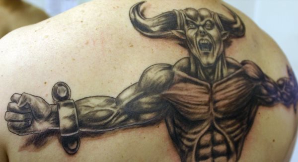 Bildergalerie mit 62 Tattoos von Satan und bösen Dämonen