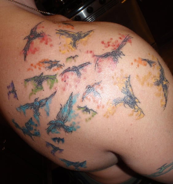 Frauen tattoo schulter für Tattoo Schulterblatt