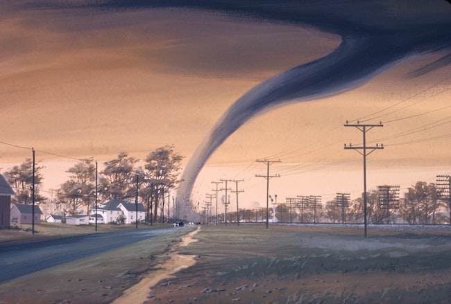 Was bedeutet es, von einem Wirbelsturm (oder Tornado) zu träumen?