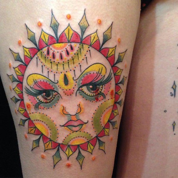 tattoo sonne 1443