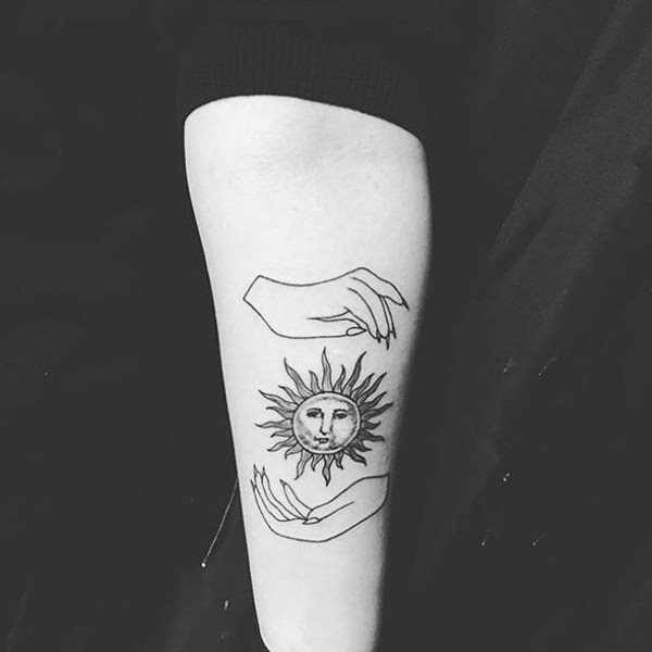 tattoo sonne 1651