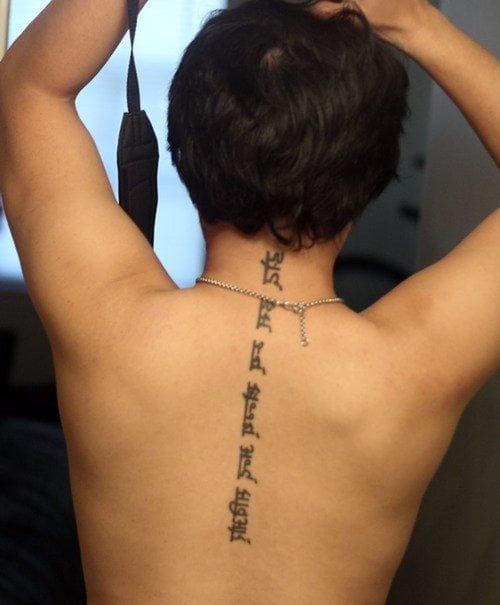 17 buchstaben tattoo