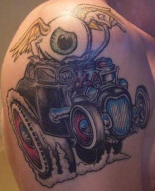 auto tattoo 1003