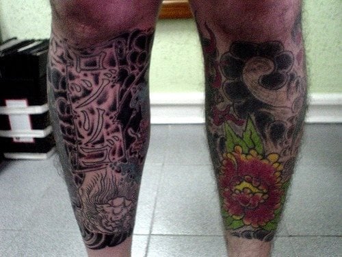 Männer tattoo bein motive Tattoo Ideen