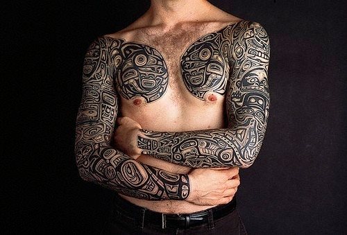 brust tattoo 1071