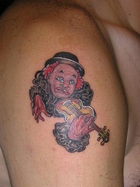 clown tattoo 1028