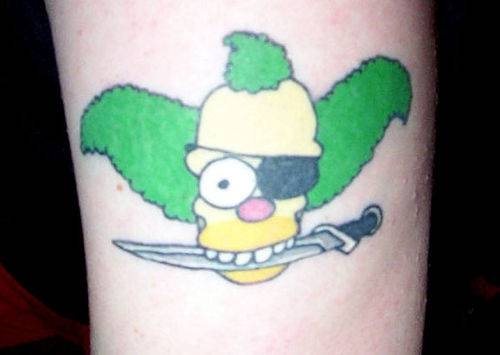 clown tattoo 1044