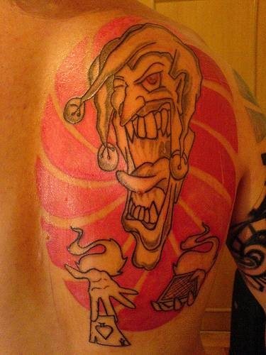 clown tattoo 1046