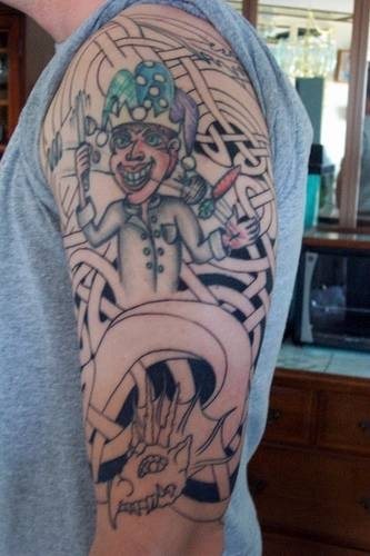 clown tattoo 1050