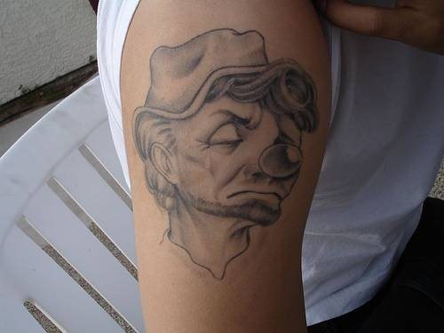 clown tattoo 1053