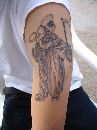 clown tattoo 1054