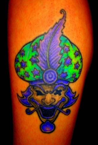 clown tattoo 1055