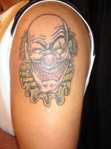 clown tattoo 1065