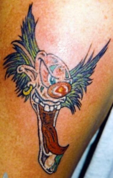 clown tattoo 1013