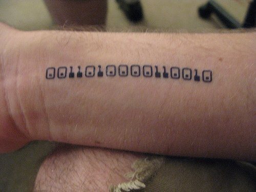 computerfreak nerd tattoo 1025