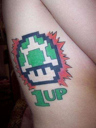 computerfreak nerd tattoo 1042