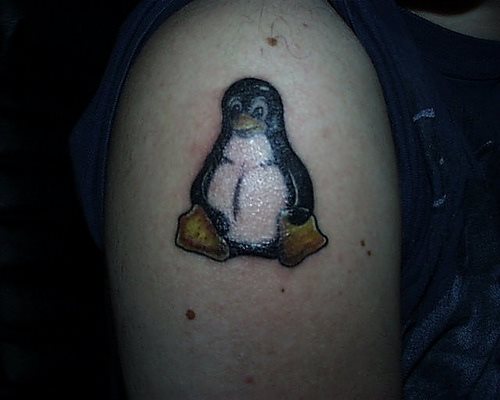 computerfreak nerd tattoo 1065