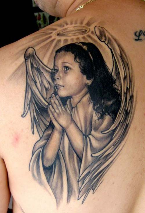 Baby engel motive tattoo Engel Tattoo