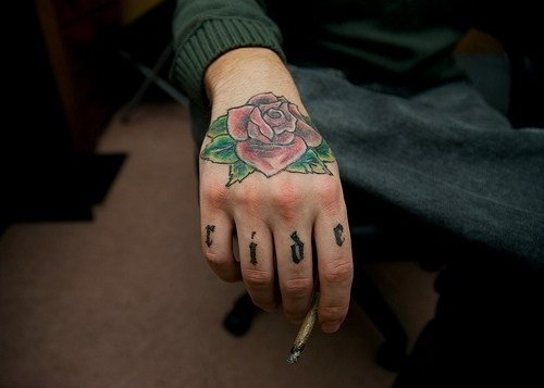 finger gelenke tattoo 554