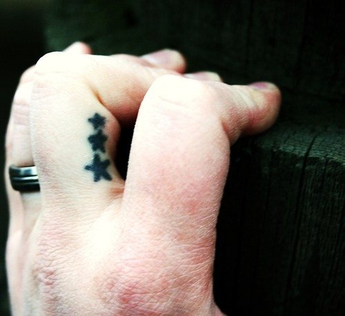 finger gelenke tattoo 518