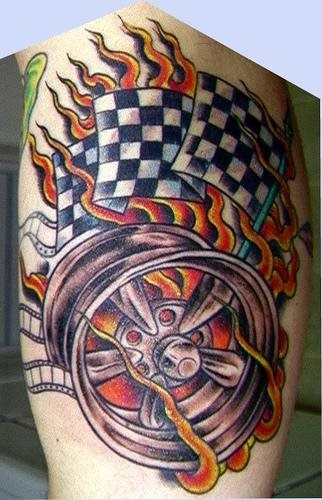 flagge tattoo 549