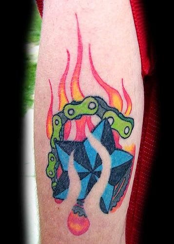 flamme feuer tattoo 1080