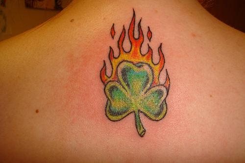 flamme feuer tattoo 1086