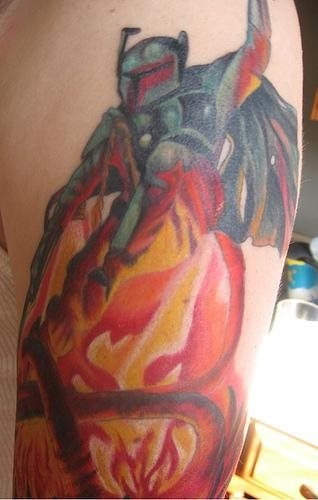 flamme feuer tattoo 1009