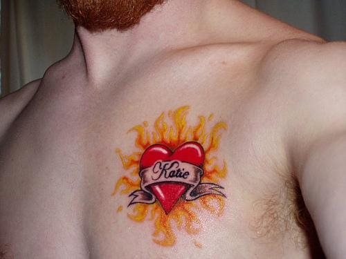 flamme feuer tattoo 1012