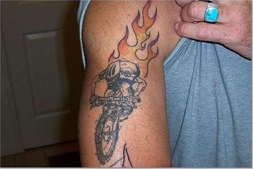 flamme feuer tattoo 1013