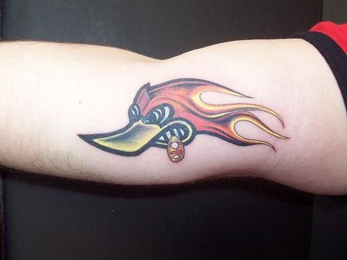 flamme feuer tattoo 1015