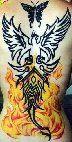 flamme feuer tattoo 1029