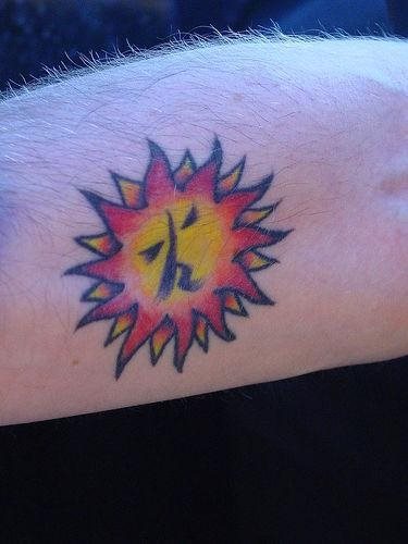 flamme feuer tattoo 1035