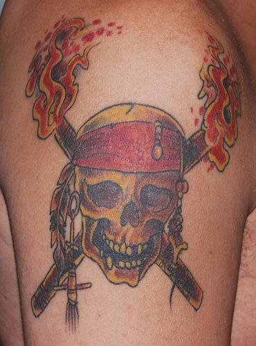 flamme feuer tattoo 1039