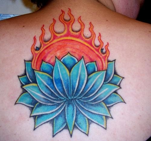 flamme feuer tattoo 1042