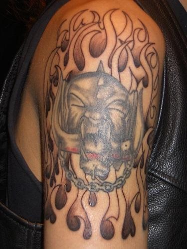 flamme feuer tattoo 1043