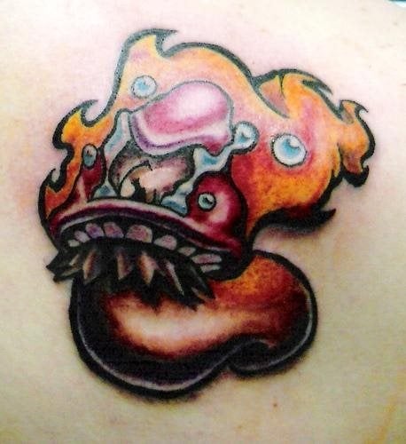 flamme feuer tattoo 1051