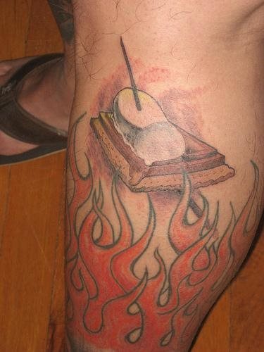 flamme feuer tattoo 1061
