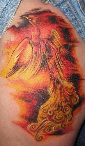 flamme feuer tattoo 1062