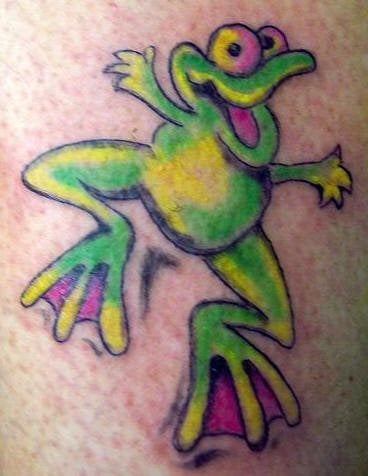 frosch tattoo 1040
