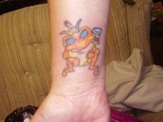 frosch tattoo 1060