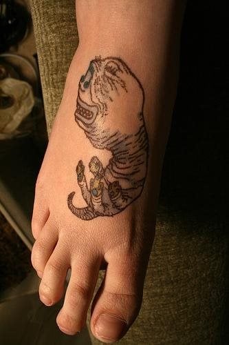 frosch tattoo 1063