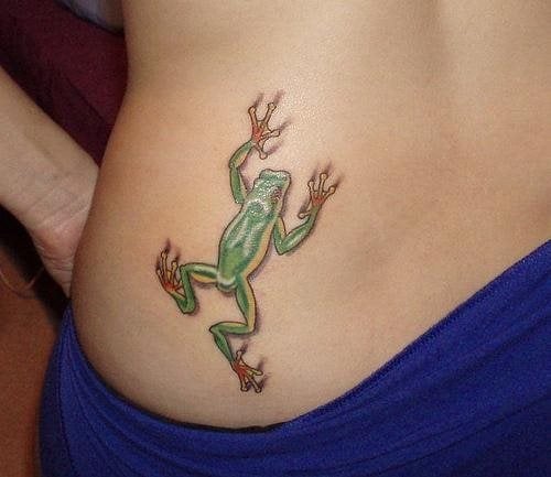 frosch tattoo 1064
