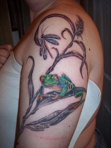 frosch tattoo 1066