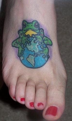 frosch tattoo 1074