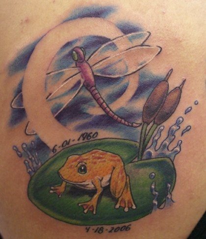 frosch tattoo 1000