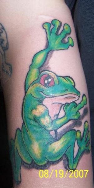 frosch tattoo 1005