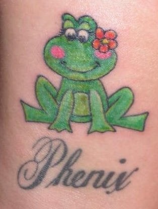 frosch tattoo 1008