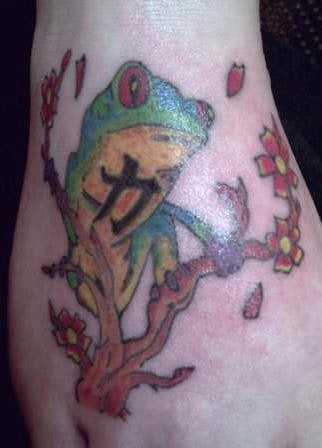 frosch tattoo 1012
